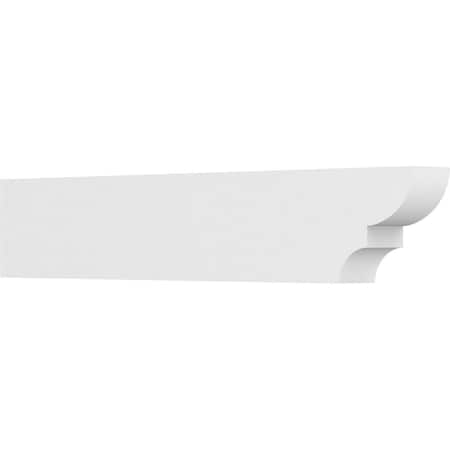 Ekena Millwork Standard Ridgewood Architectural Grade PVC Rafter Tail, 4"W X 8"H X 42"L RFTP04X08X42RID
